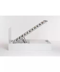 Letto piazza e mezza contenitore "hi box" bianco 120x190 cm